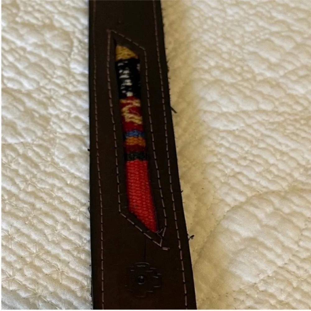 SOUTHWESTERN WESTERN BOHEMIAN Leather belt Large